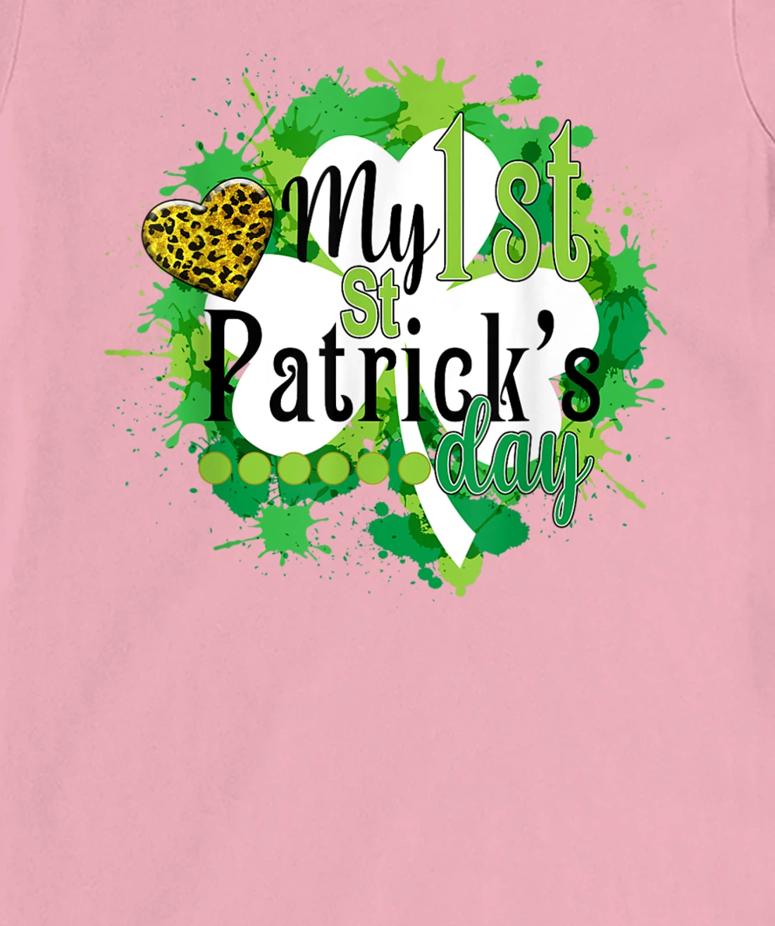 Funny Cute My First St. Patrick's Day Gift For Children T-Shirt, Kid T-Shirt and Women T-Shirt