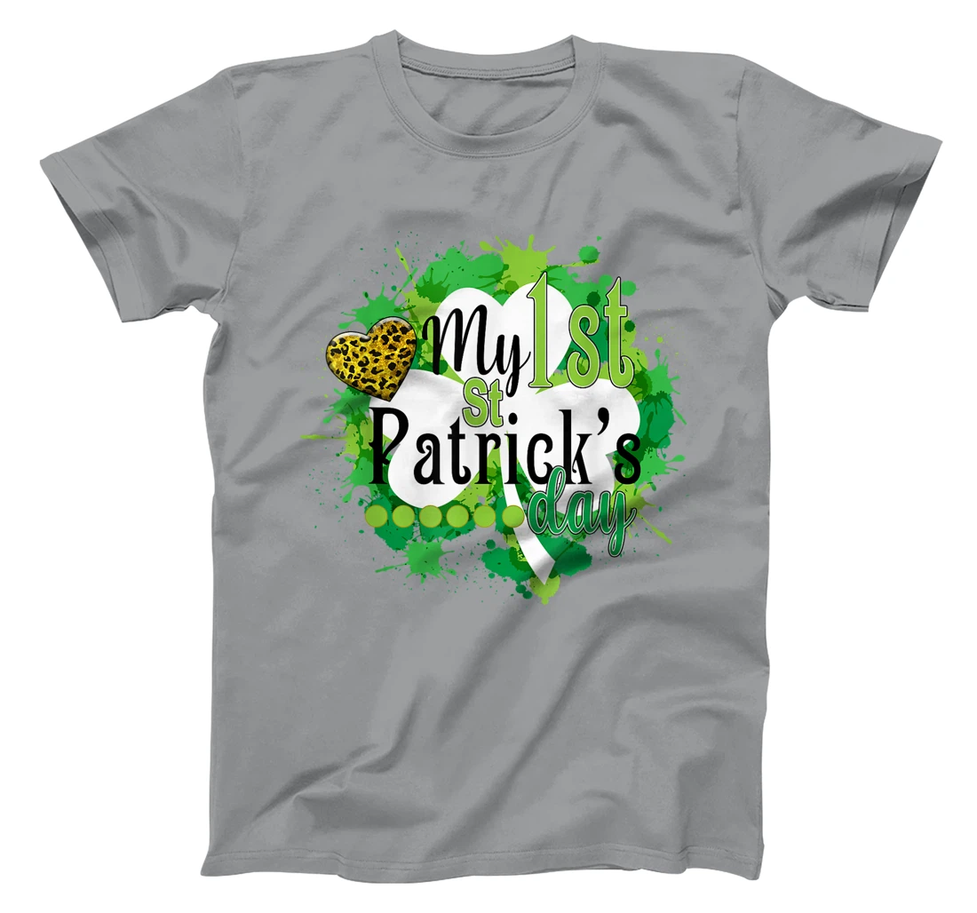Funny Cute My First St. Patrick's Day Gift For Children T-Shirt, Kid T-Shirt and Women T-Shirt