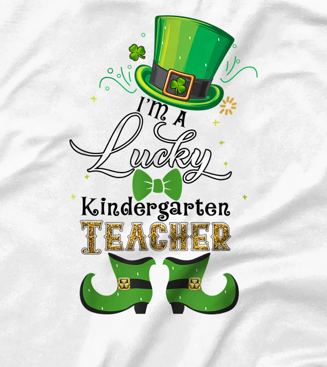 St Patricks Day This Is My Lucky Gift For Teacher T-Shirt, Kid T-Shirt and Women T-Shirt
