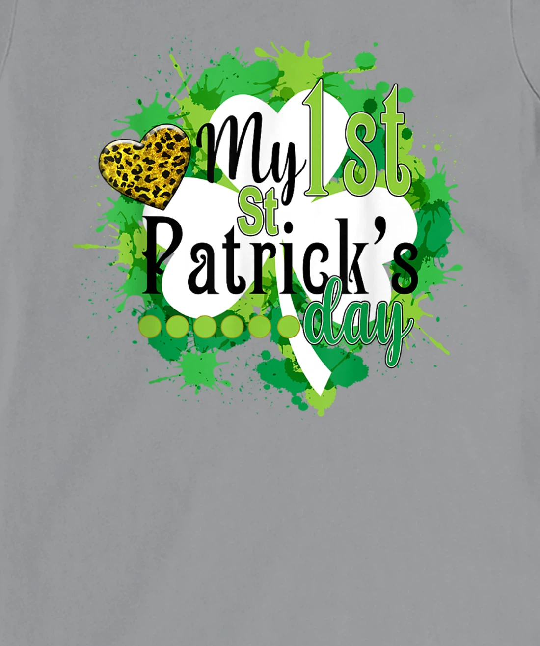 Funny Cute My First St. Patrick's Day Gift For Children T-Shirt, Kid T-Shirt and Women T-Shirt