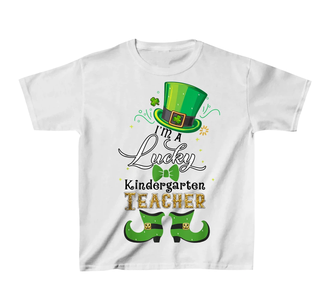 St Patricks Day This Is My Lucky Gift For Teacher T-Shirt, Kid T-Shirt and Women T-Shirt