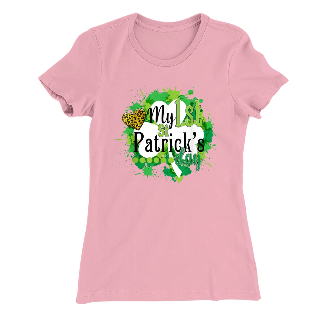 Funny Cute My First St. Patrick's Day Gift For Children T-Shirt, Kid T-Shirt and Women T-Shirt