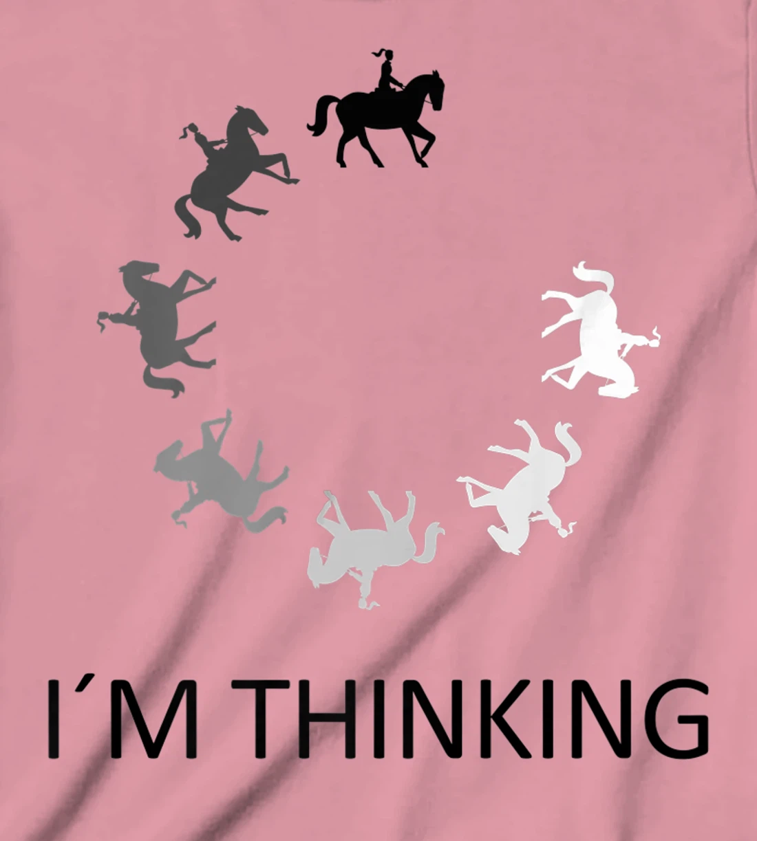 Womens Horse Lover Riding Loading Bar Concentration Horseshoe Barn T-Shirt, Kid T-Shirt and Women T-Shirt