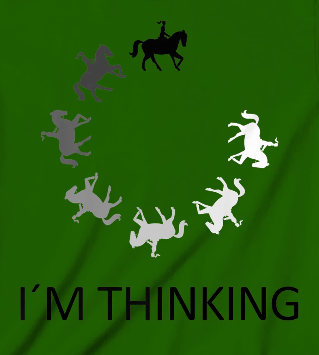 Womens Horse Lover Riding Loading Bar Concentration Horseshoe Barn T-Shirt, Kid T-Shirt and Women T-Shirt