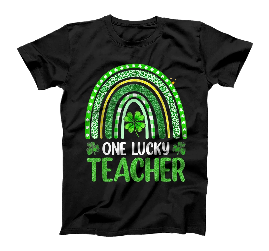 One Lucky Teacher Rainbow St Patrick’s Day Appreciation T-Shirt, Kid T-Shirt and Women T-Shirt