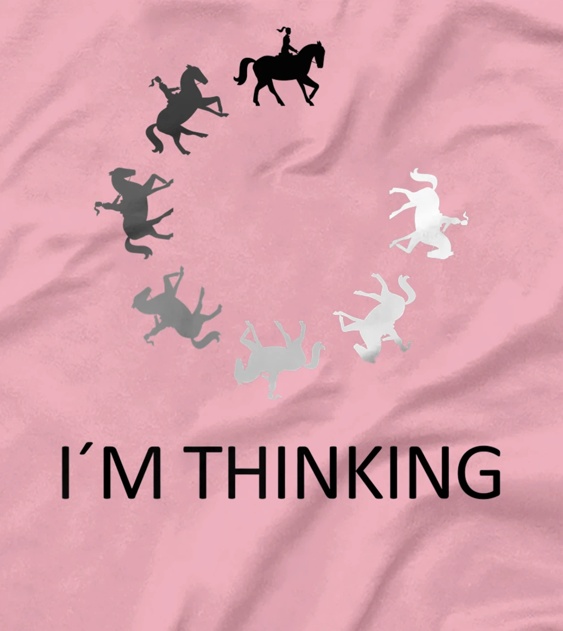 Womens Horse Lover Riding Loading Bar Concentration Horseshoe Barn T-Shirt, Kid T-Shirt and Women T-Shirt