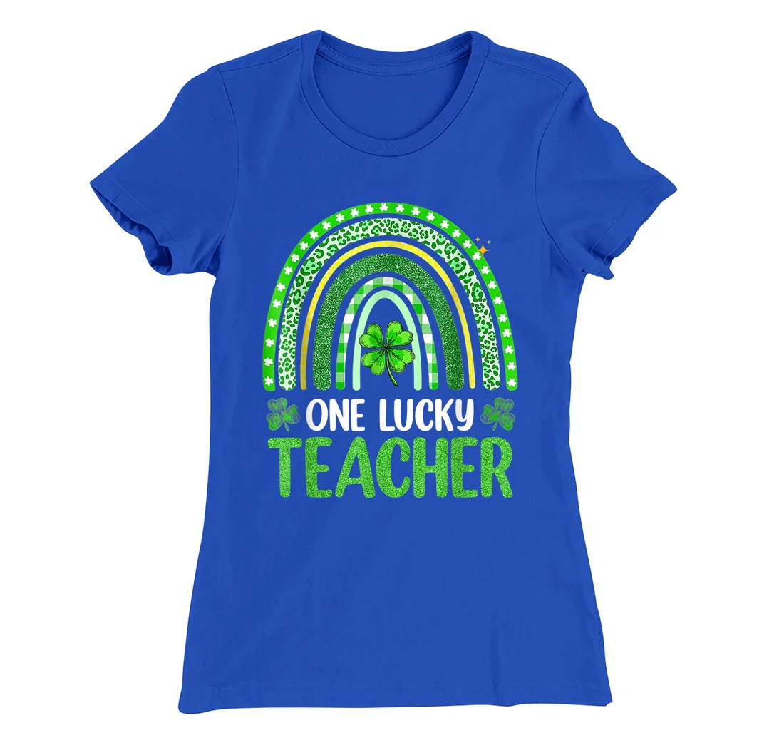 One Lucky Teacher Rainbow St Patrick’s Day Appreciation T-Shirt, Kid T-Shirt and Women T-Shirt