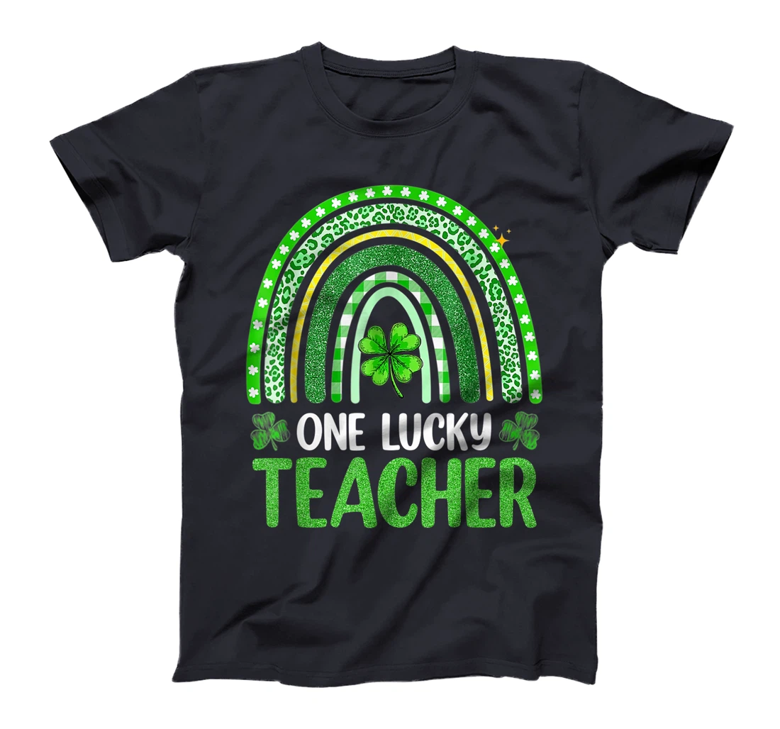 One Lucky Teacher Rainbow St Patrick’s Day Appreciation T-Shirt, Kid T-Shirt and Women T-Shirt