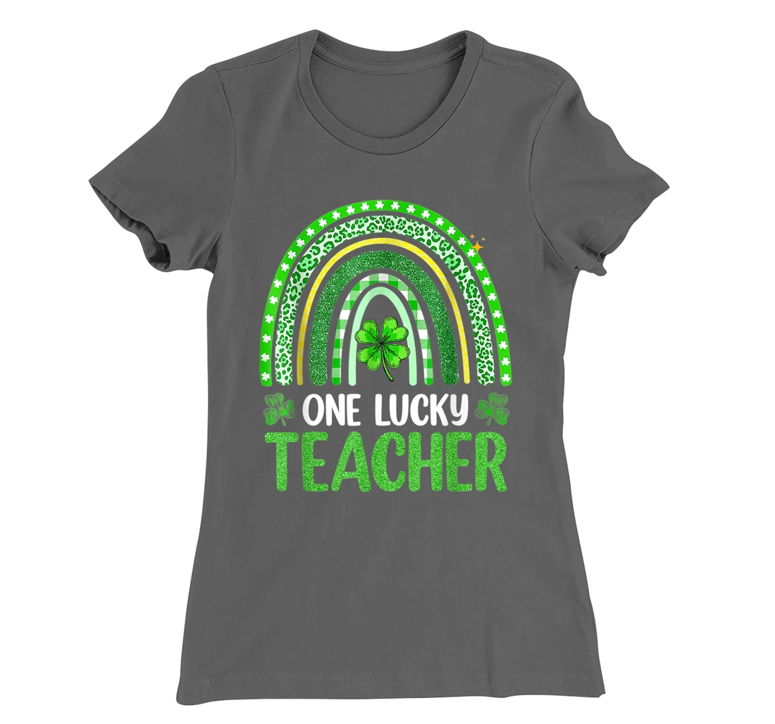 One Lucky Teacher Rainbow St Patrick’s Day Appreciation T-Shirt, Kid T-Shirt and Women T-Shirt