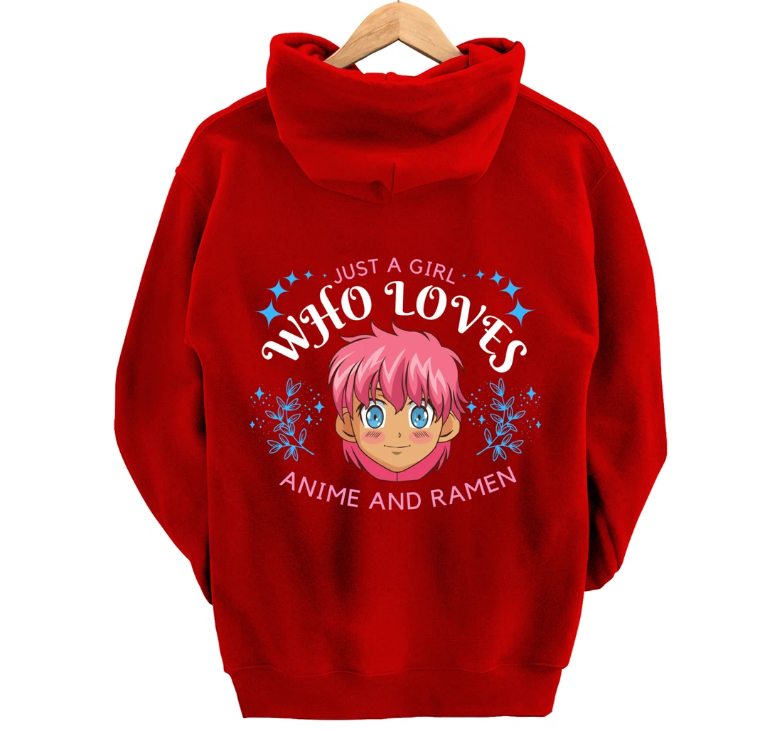 Anime Art For Women Teen Girls Anime Merch Ramen Anime Lover Pullover Hoodie