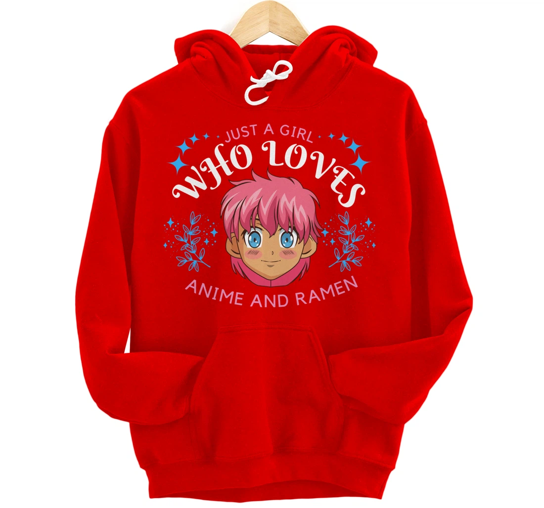 Anime Art For Women Teen Girls Anime Merch Ramen Anime Lover Pullover Hoodie