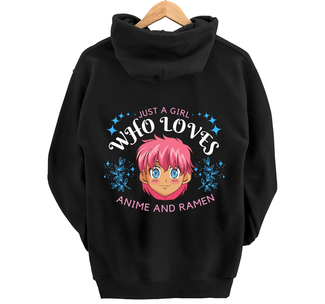Anime Art For Women Teen Girls Anime Merch Ramen Anime Lover Pullover Hoodie