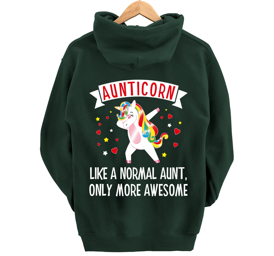 Aunticorn Like An Aunt Only More Awesome Tee Best Aunt Ever Pullover Hoodie