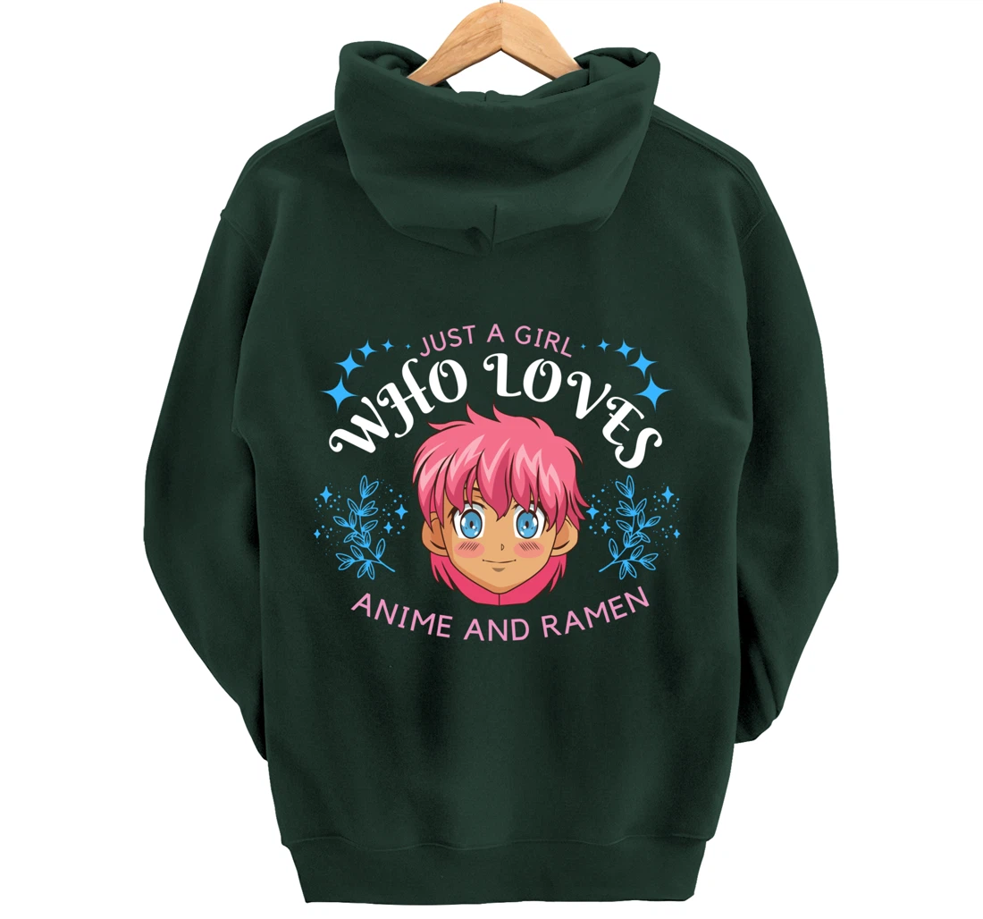 Anime Art For Women Teen Girls Anime Merch Ramen Anime Lover Pullover Hoodie