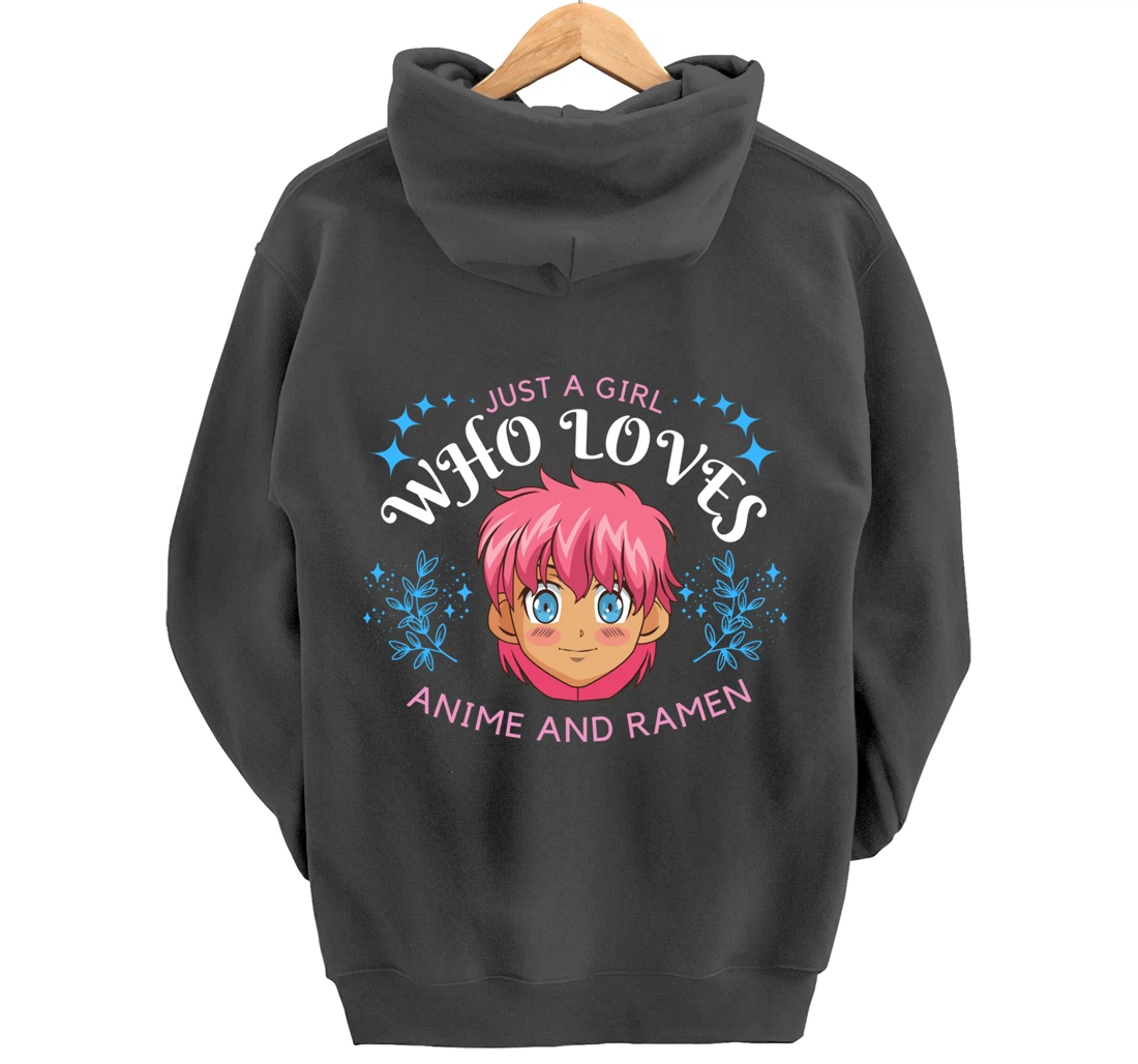 Anime Art For Women Teen Girls Anime Merch Ramen Anime Lover Pullover Hoodie