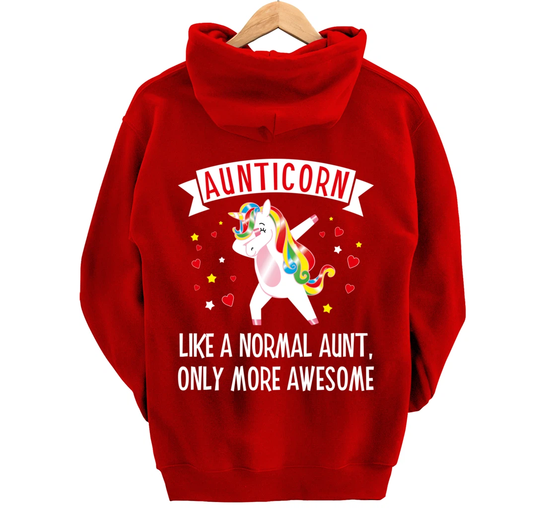 Aunticorn Like An Aunt Only More Awesome Tee Best Aunt Ever Pullover Hoodie