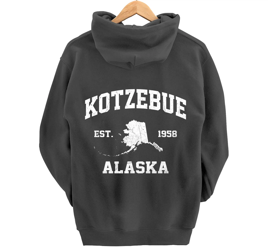 Kotzebue Alaska AK vintage State Athletic style Pullover Hoodie