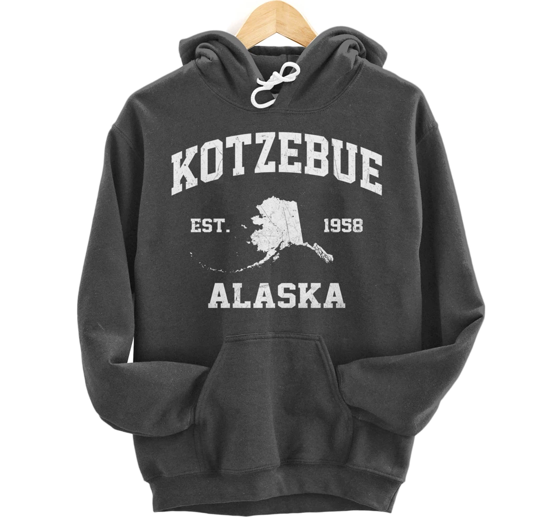 Kotzebue Alaska AK vintage State Athletic style Pullover Hoodie