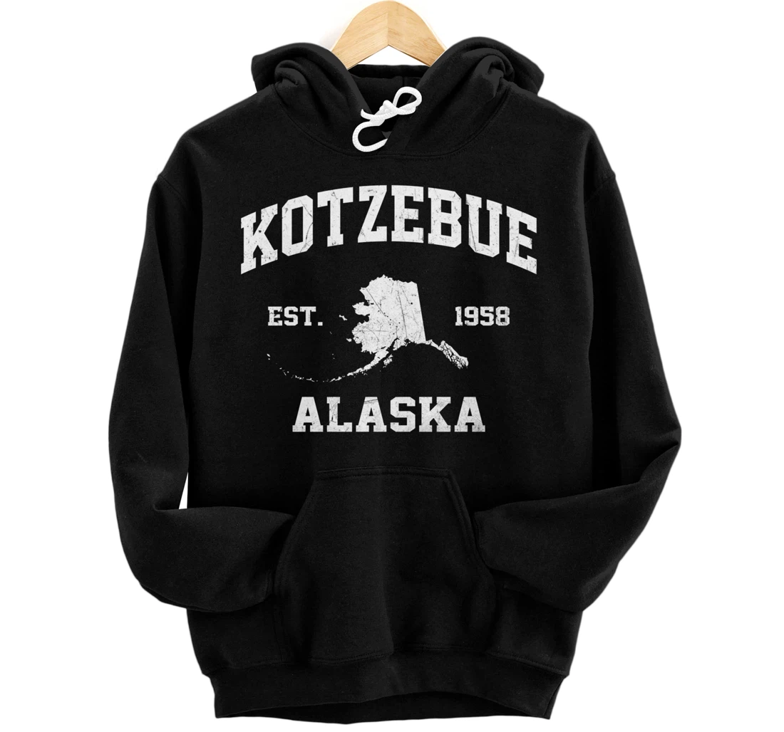 Kotzebue Alaska AK vintage State Athletic style Pullover Hoodie