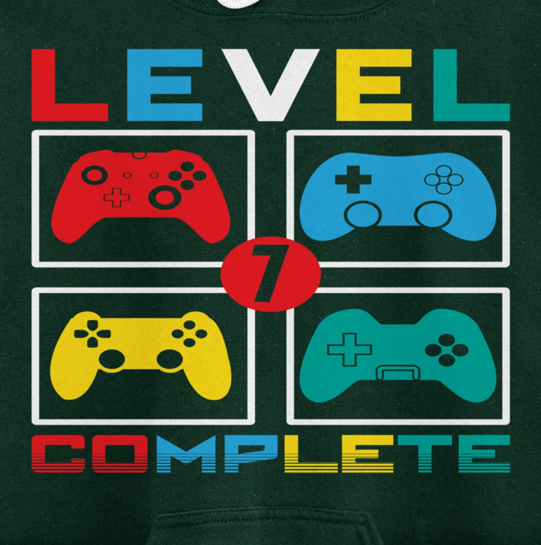 Level 7 Complete Funny Celebrate 7th Wedding Pullover Hoodie