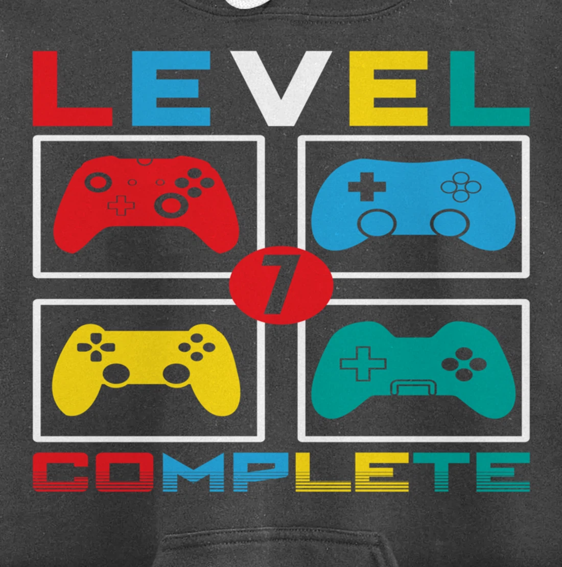 Level 7 Complete Funny Celebrate 7th Wedding Pullover Hoodie