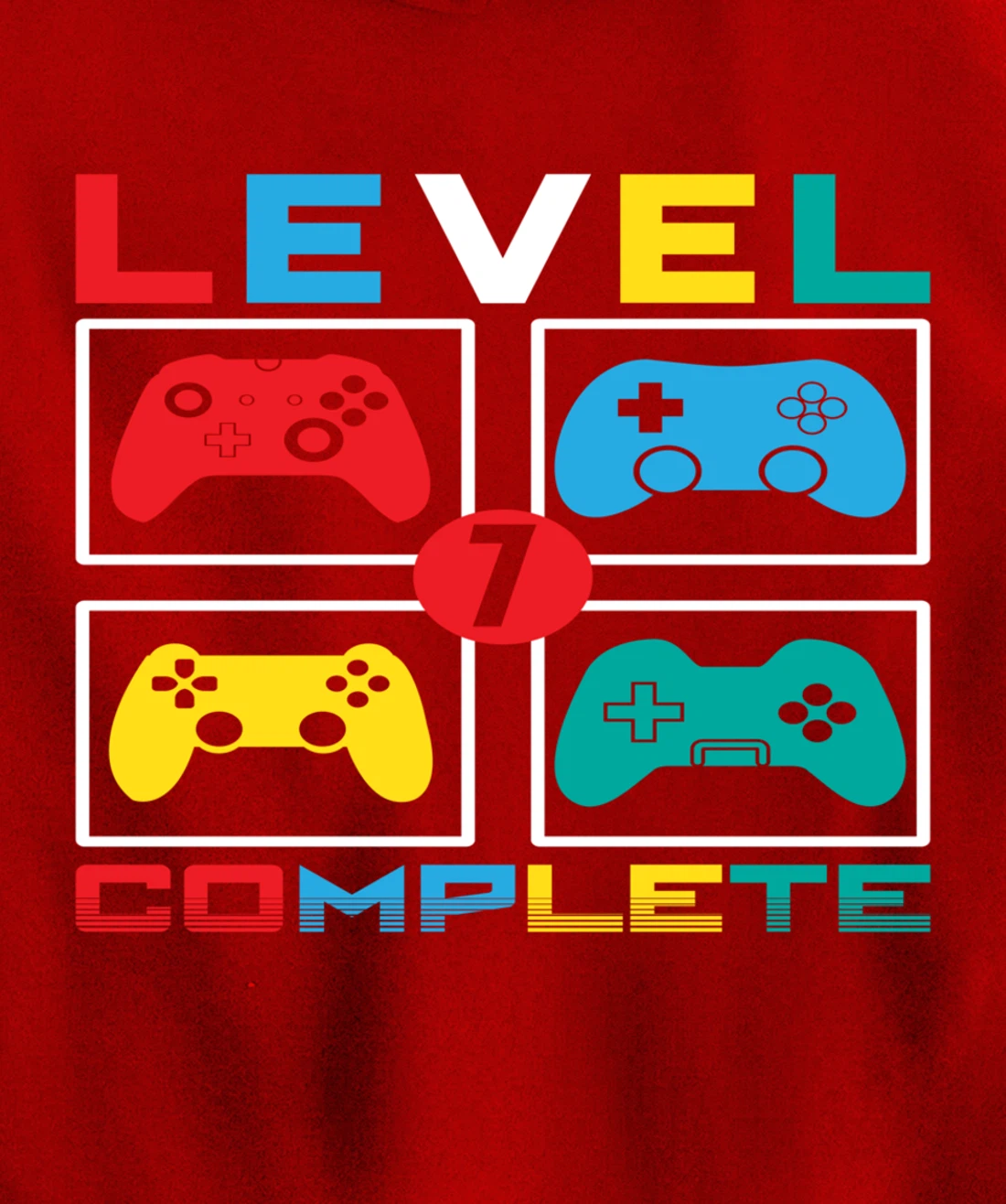 Level 7 Complete Funny Celebrate 7th Wedding Pullover Hoodie