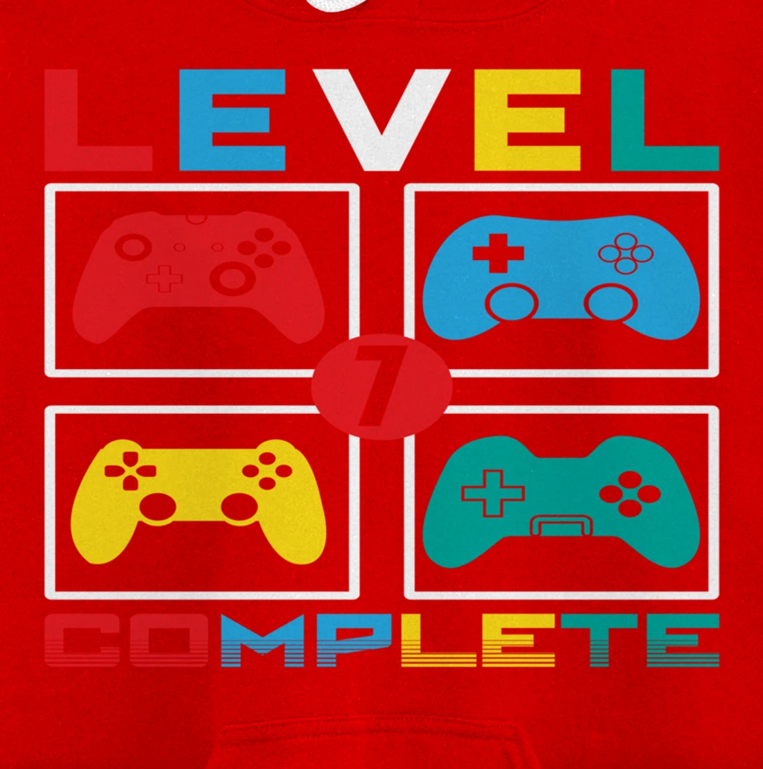 Level 7 Complete Funny Celebrate 7th Wedding Pullover Hoodie