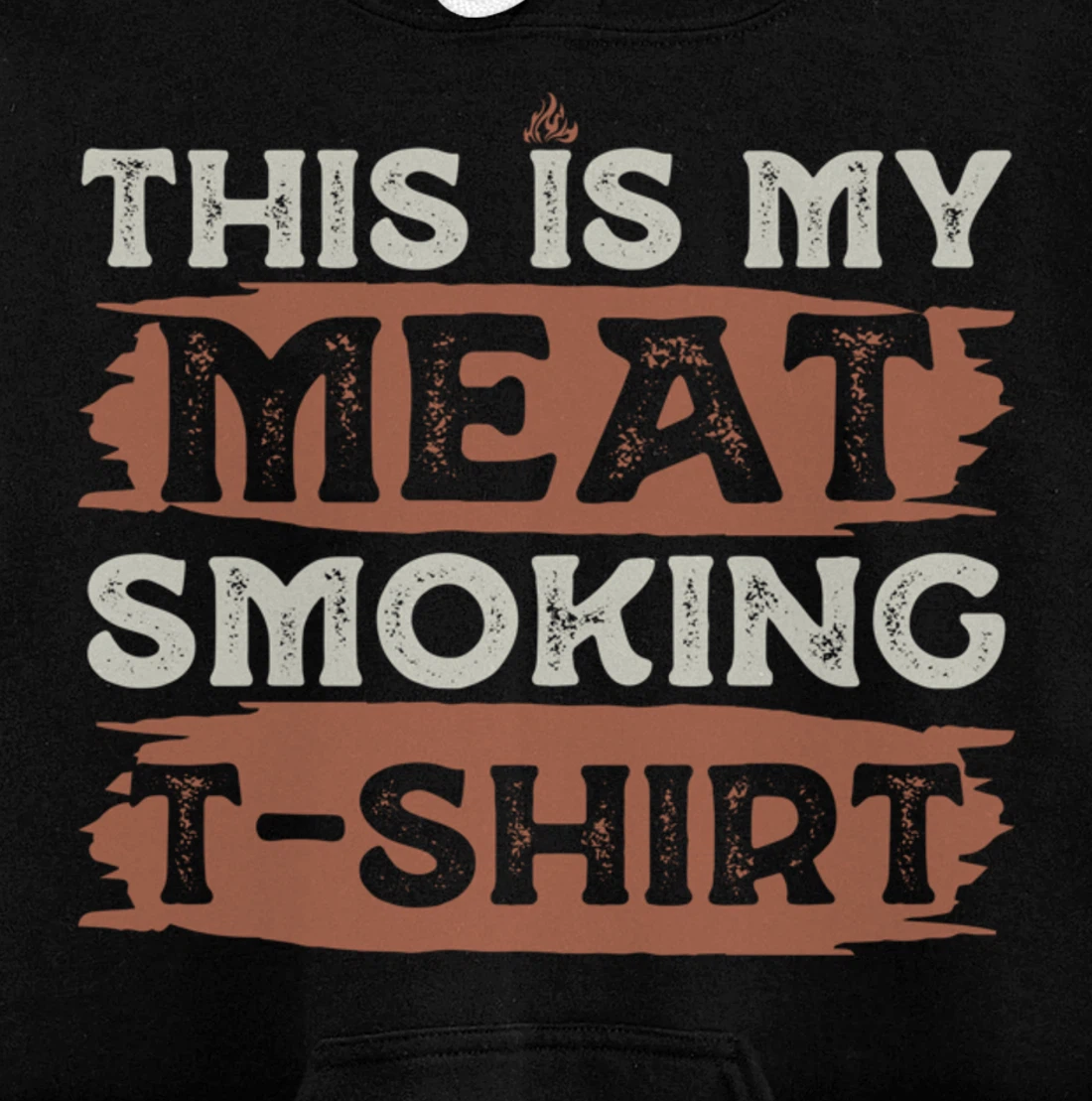 Funny Barbecue Grill Fan Graphic Women Men Meat Smoking BBQ Pullover Hoodie