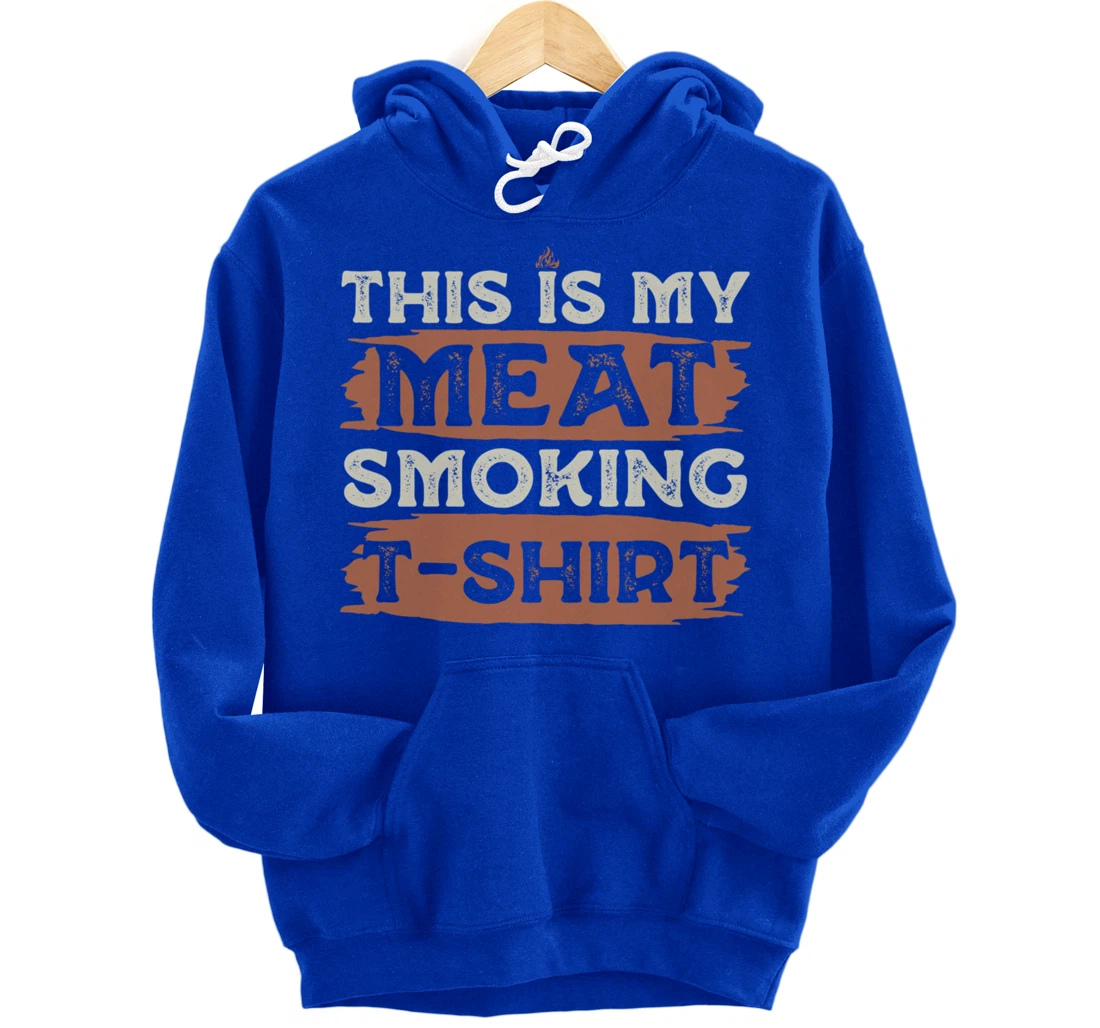 Funny Barbecue Grill Fan Graphic Women Men Meat Smoking BBQ Pullover Hoodie