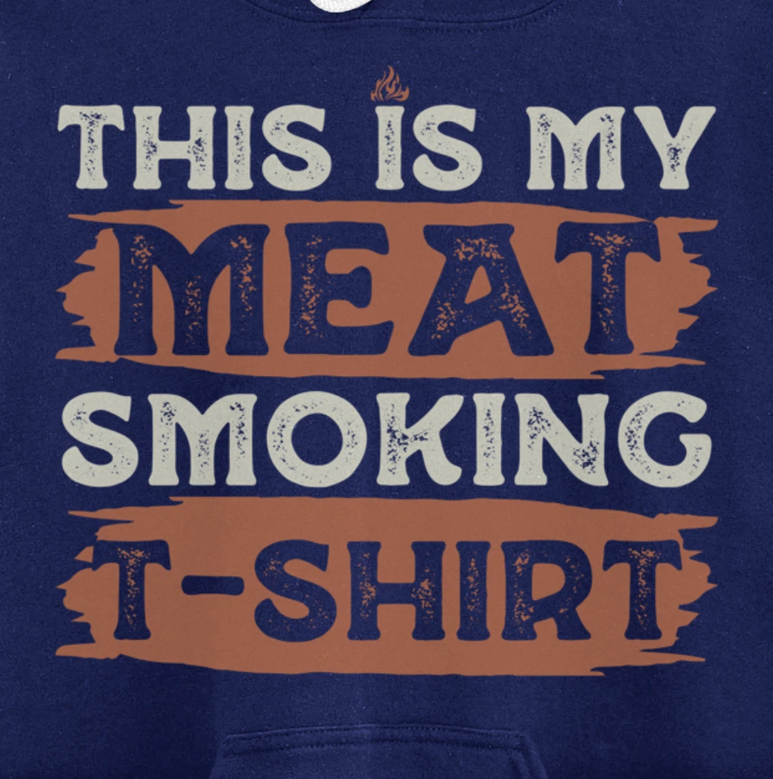 Funny Barbecue Grill Fan Graphic Women Men Meat Smoking BBQ Pullover Hoodie