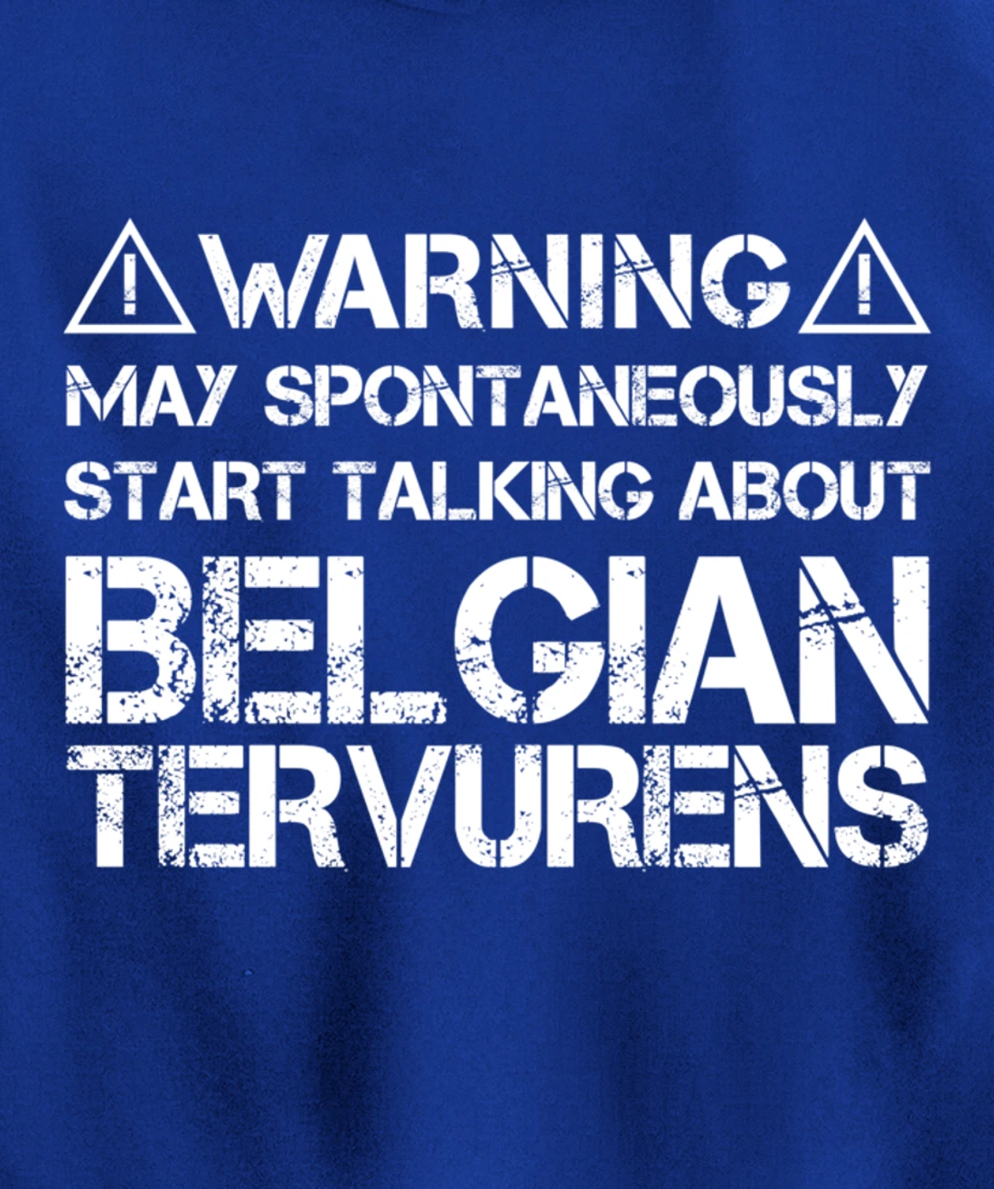 Warning May Start Talking About Belgian Tervurens Pullover Hoodie