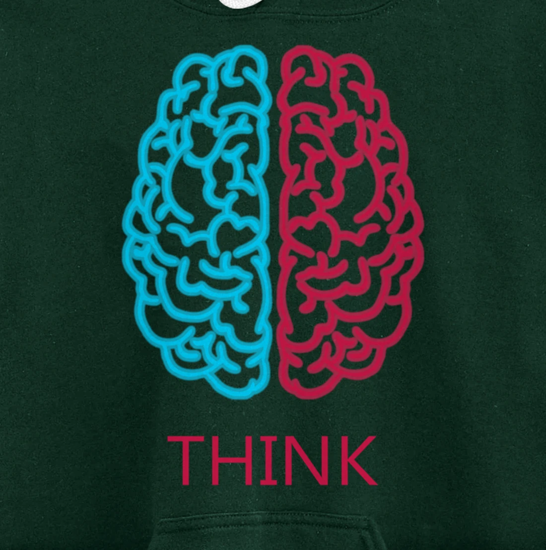 Think Brain Science Art Neuroscience Neurologist Study Tee Pullover Hoodie