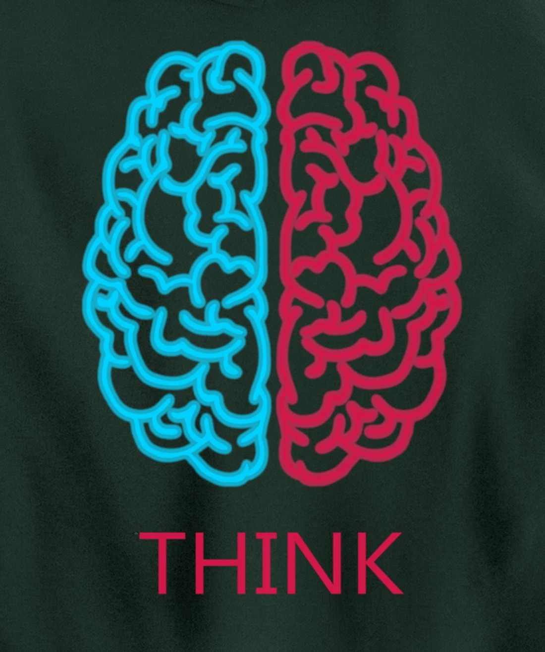 Think Brain Science Art Neuroscience Neurologist Study Tee Pullover Hoodie
