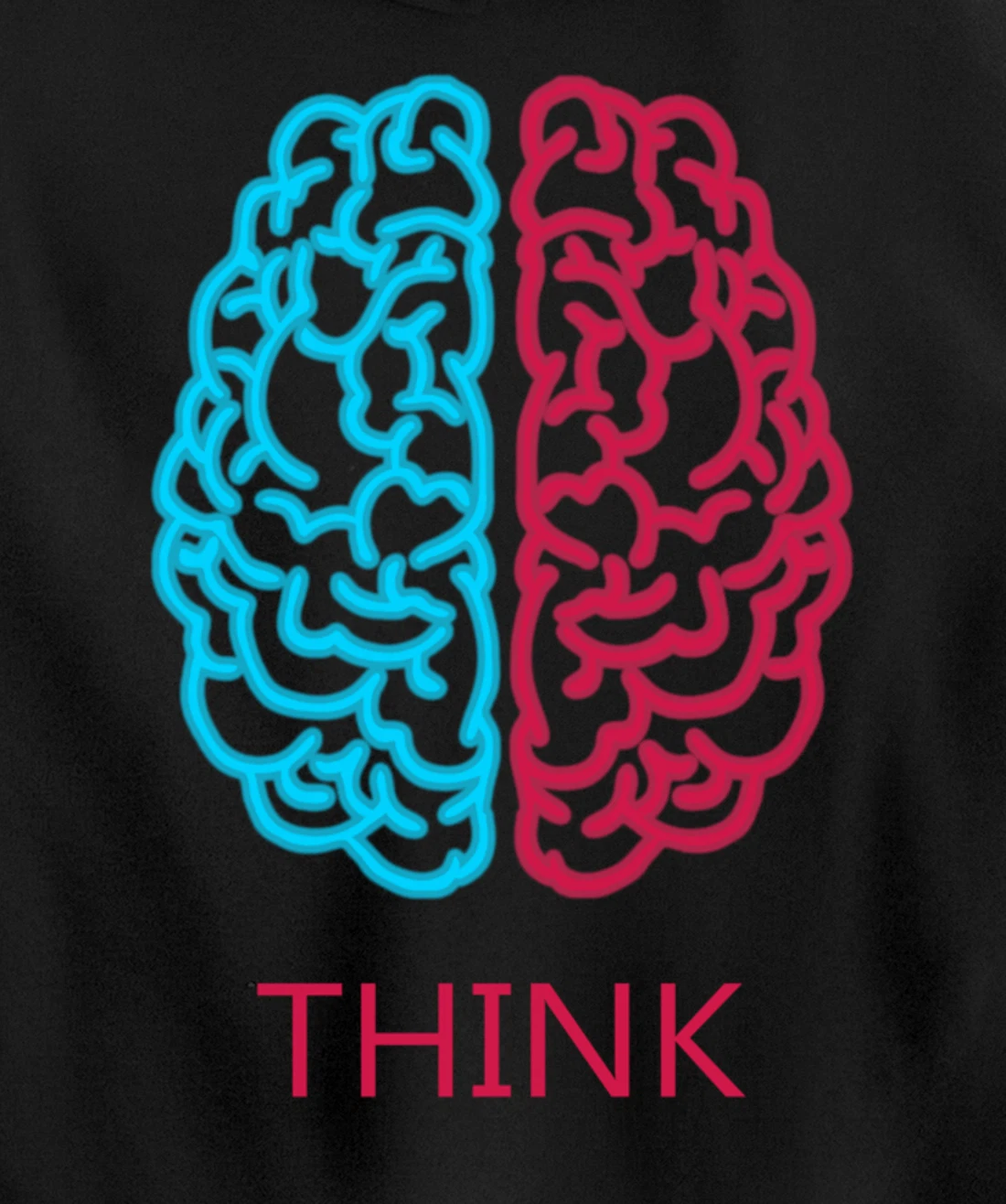 Think Brain Science Art Neuroscience Neurologist Study Tee Pullover Hoodie