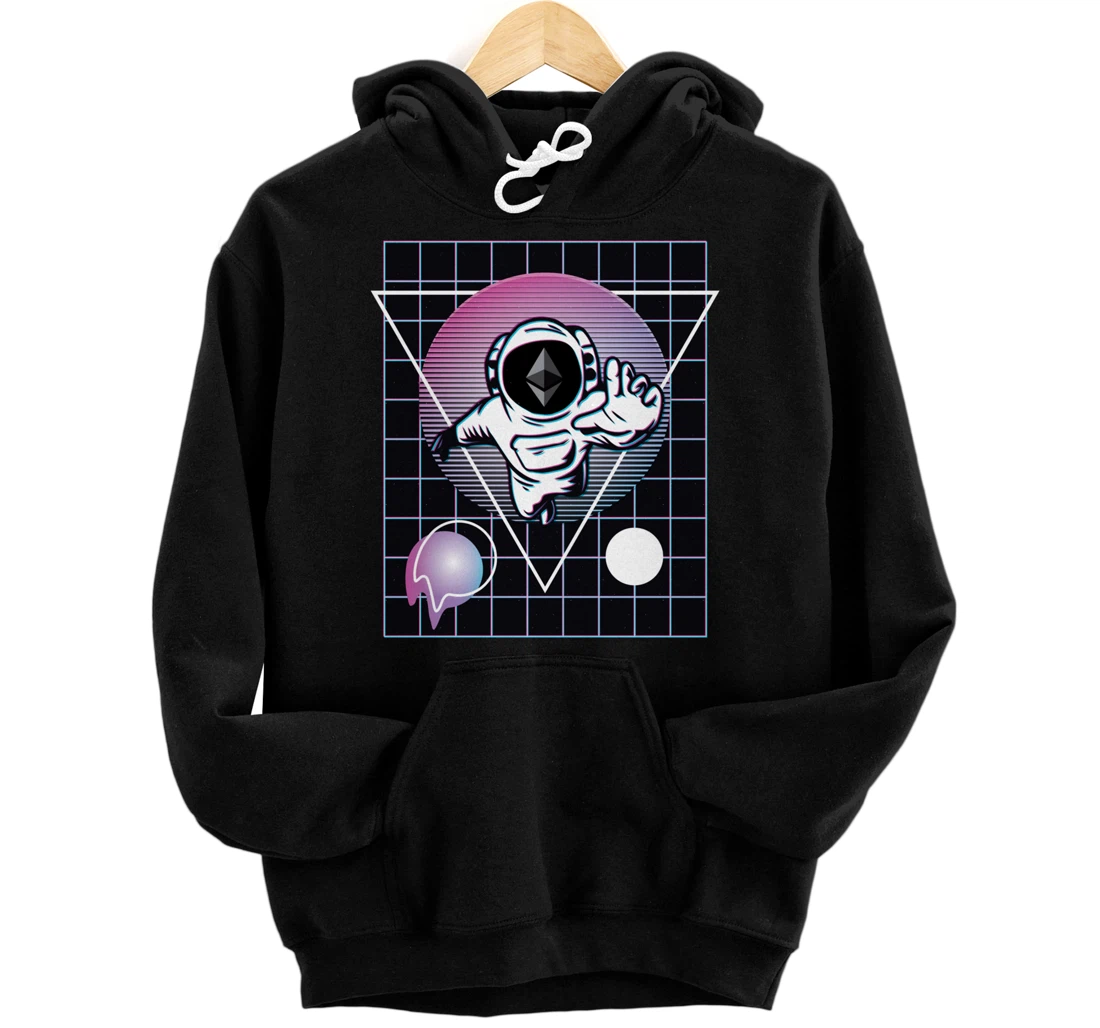 Ethereum Crypto Astronaut Outer Space Pullover Hoodie