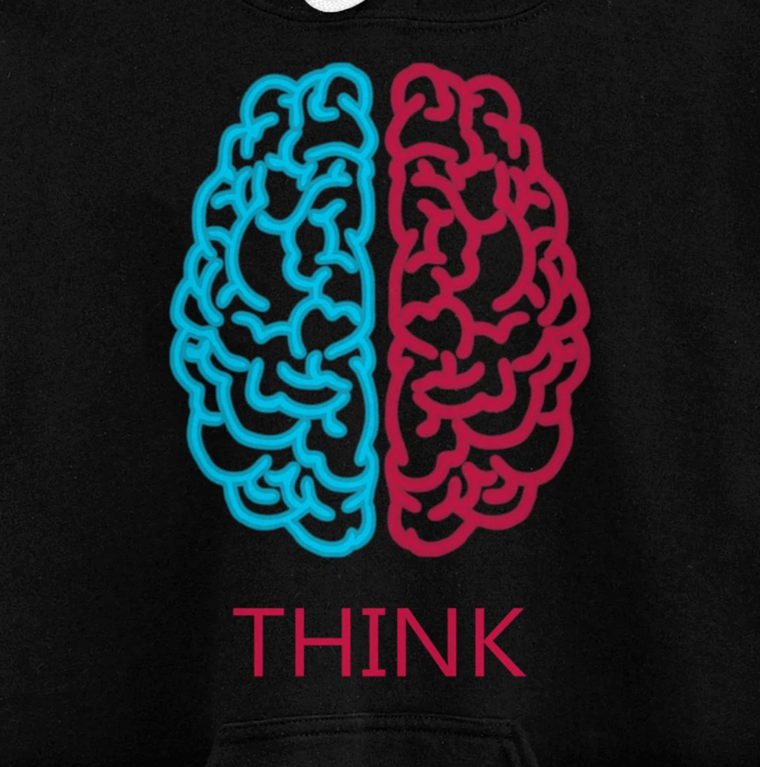 Think Brain Science Art Neuroscience Neurologist Study Tee Pullover Hoodie