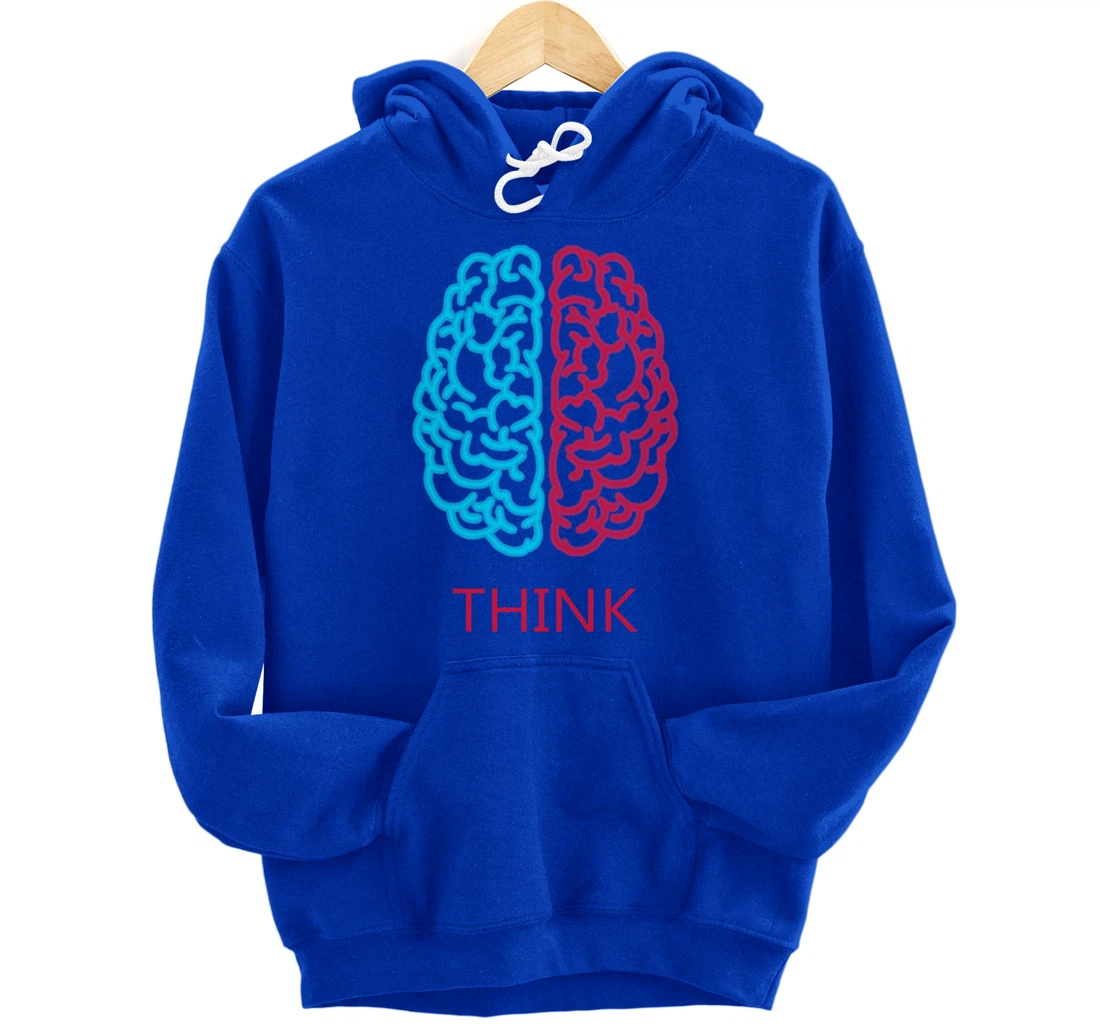 Think Brain Science Art Neuroscience Neurologist Study Tee Pullover Hoodie