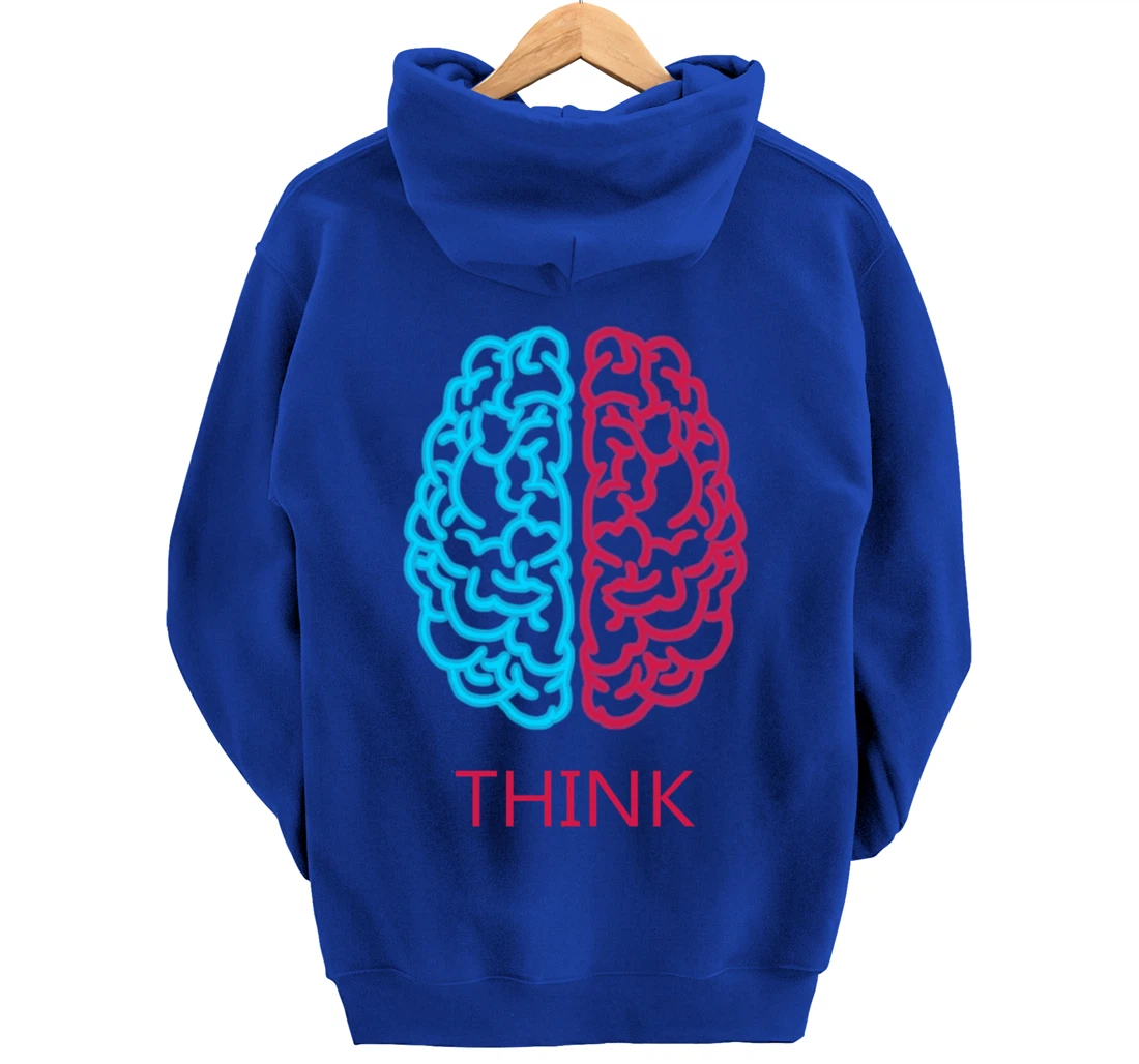 Think Brain Science Art Neuroscience Neurologist Study Tee Pullover Hoodie