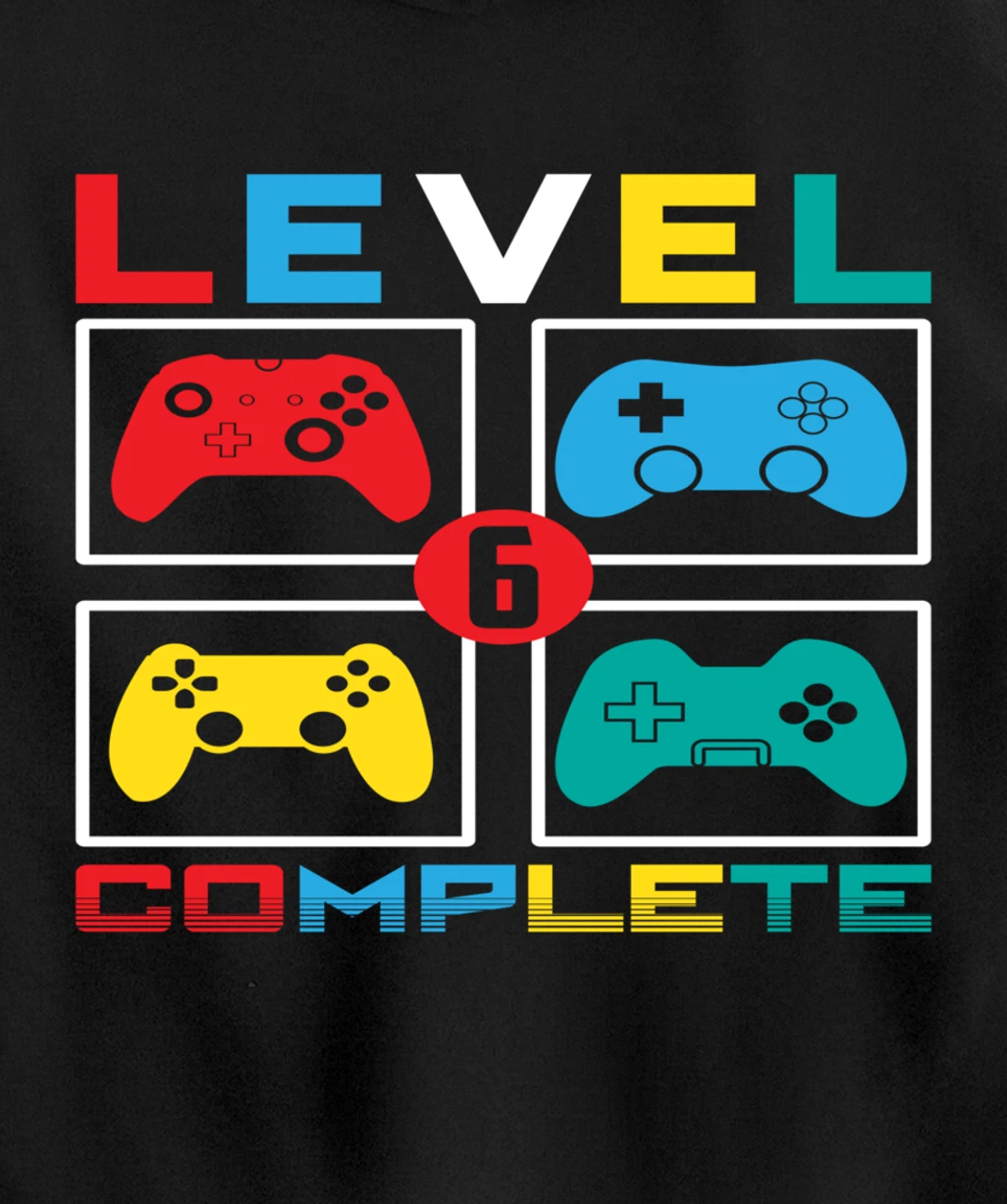 Level 6 Complete Funny Celebrate 6th Wedding Pullover Hoodie