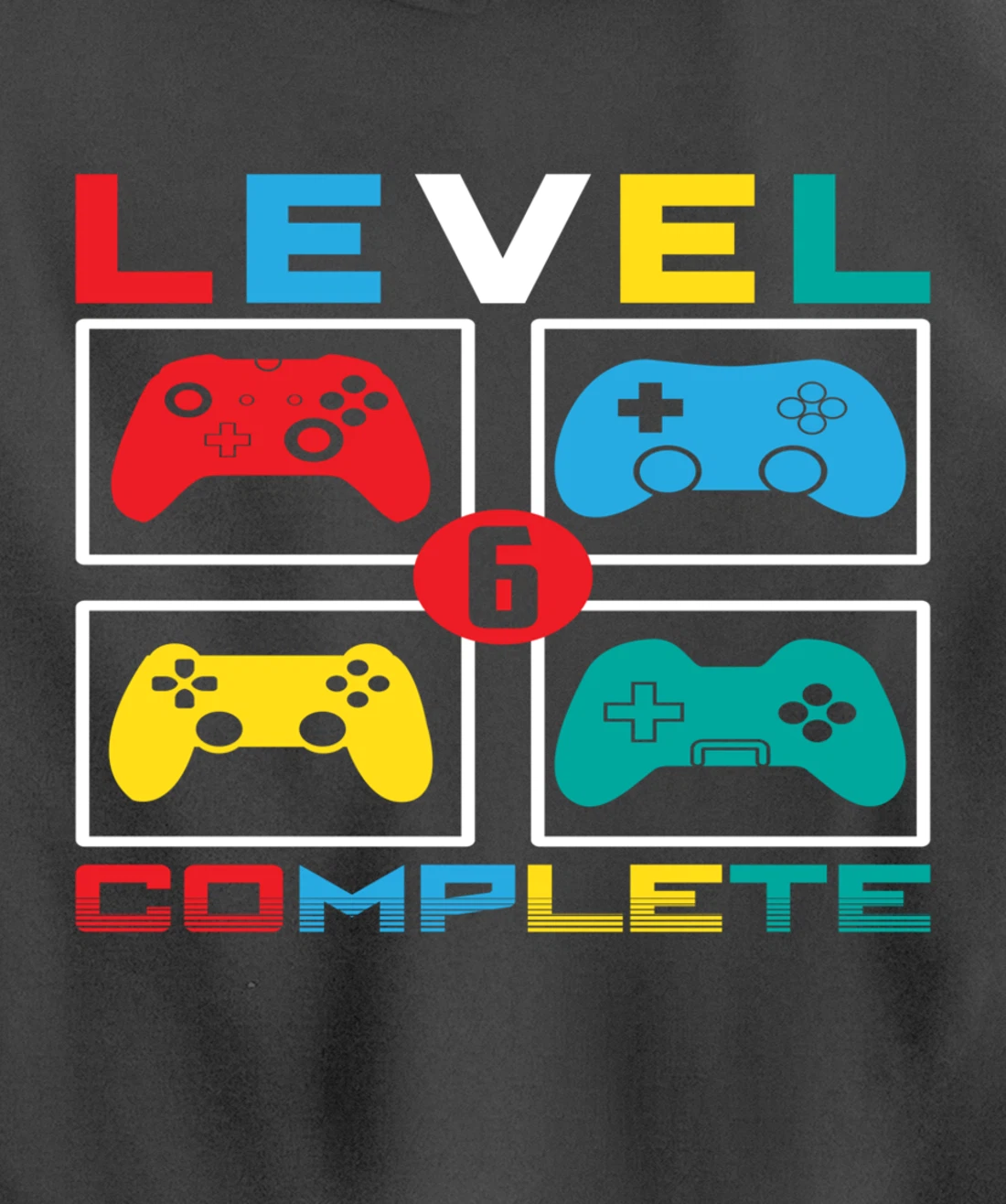 Level 6 Complete Funny Celebrate 6th Wedding Pullover Hoodie