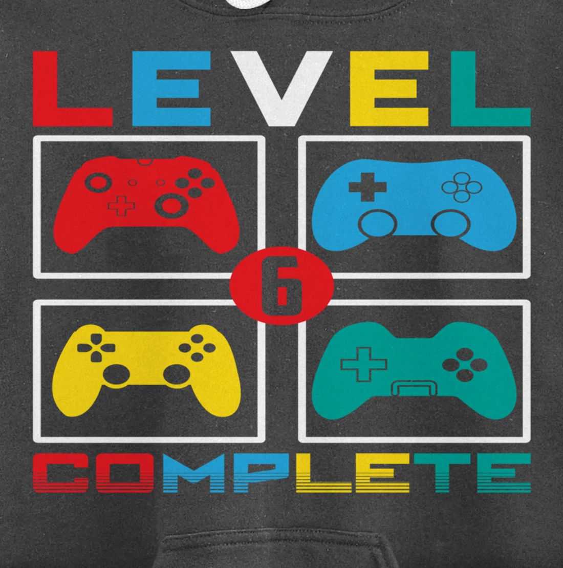 Level 6 Complete Funny Celebrate 6th Wedding Pullover Hoodie