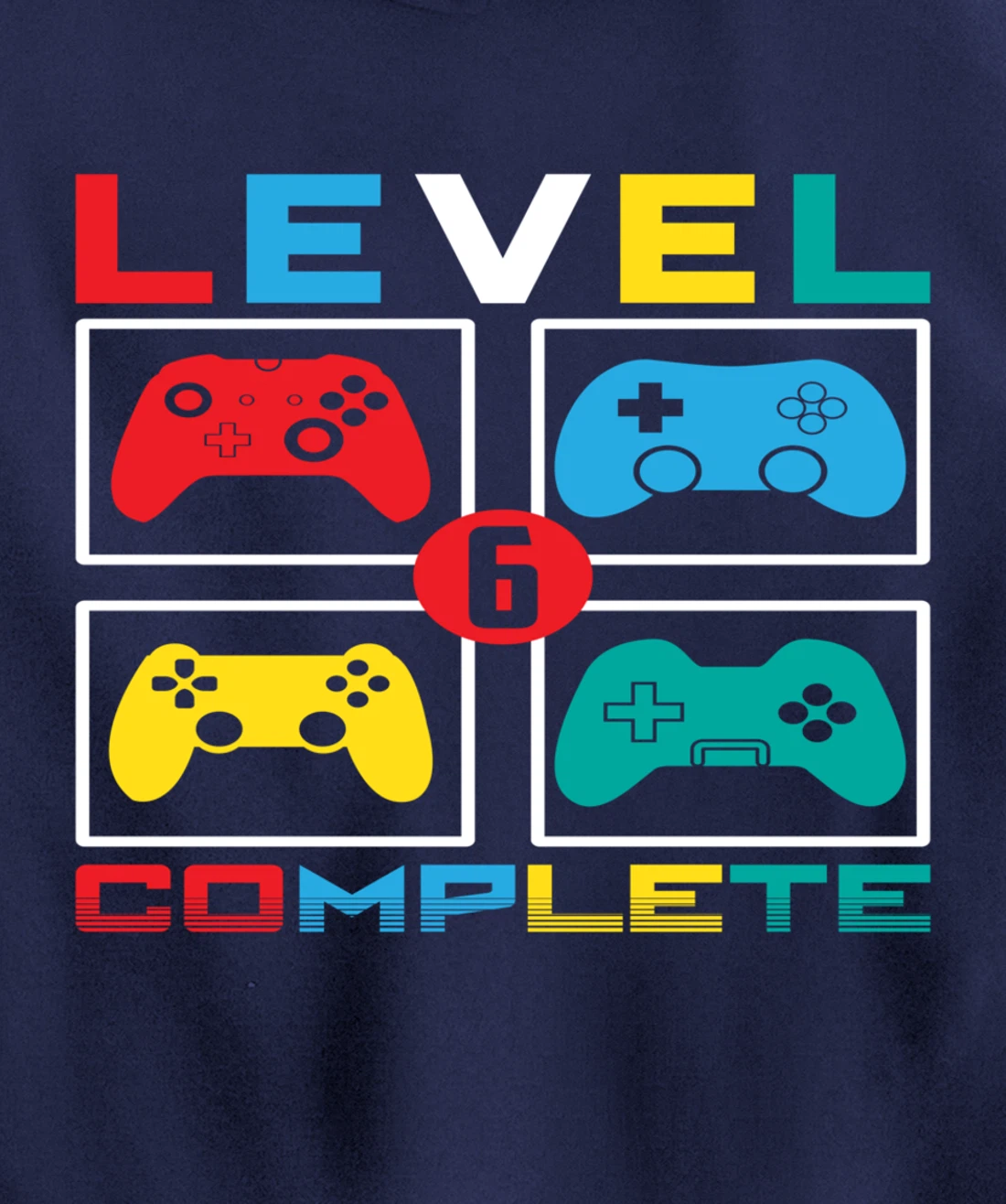 Level 6 Complete Funny Celebrate 6th Wedding Pullover Hoodie