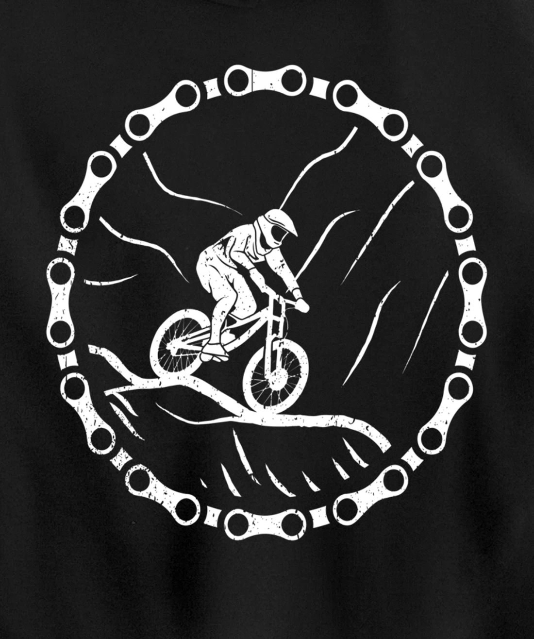 MTB bike mountain bike mountains gift Pullover Hoodie