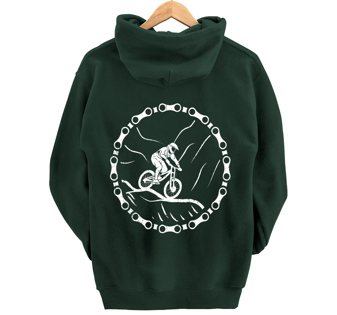 MTB bike mountain bike mountains gift Pullover Hoodie