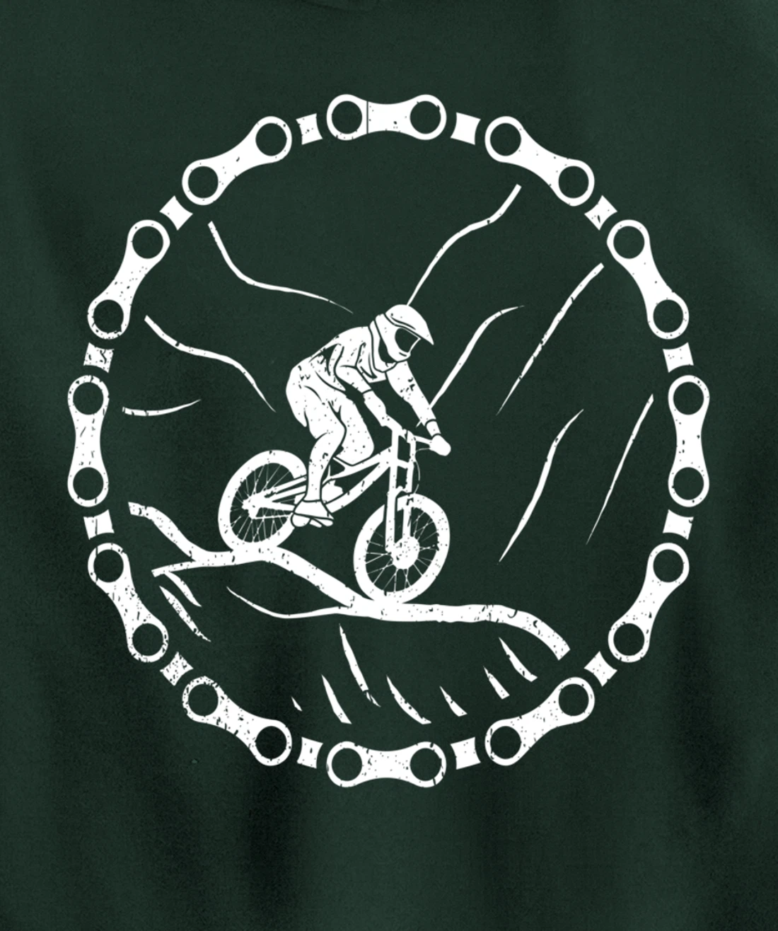 MTB bike mountain bike mountains gift Pullover Hoodie