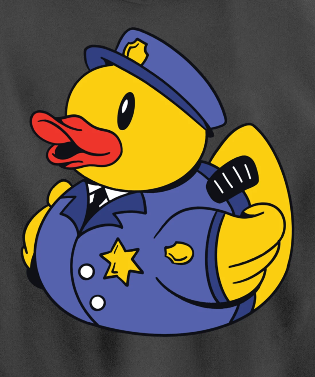 Funny Police Duck - Squeaky Duck Police and Detective Pullover Hoodie