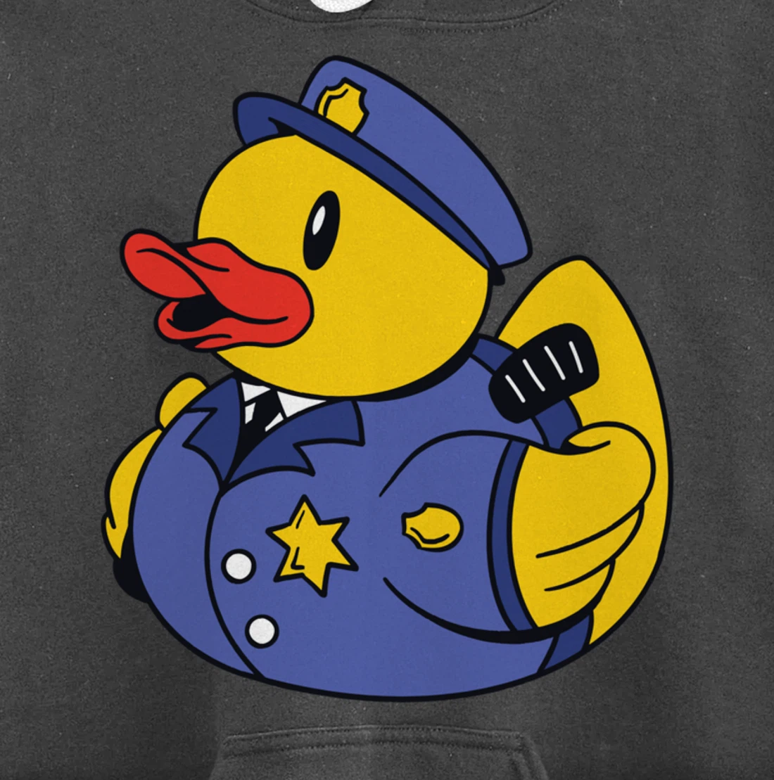 Funny Police Duck - Squeaky Duck Police and Detective Pullover Hoodie