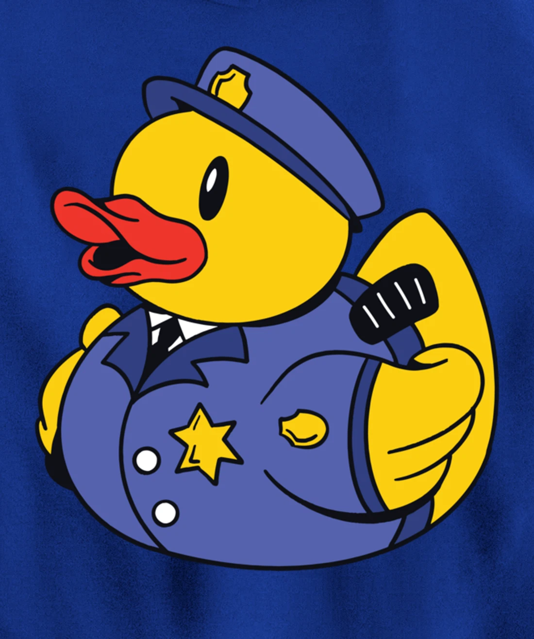 Funny Police Duck - Squeaky Duck Police and Detective Pullover Hoodie