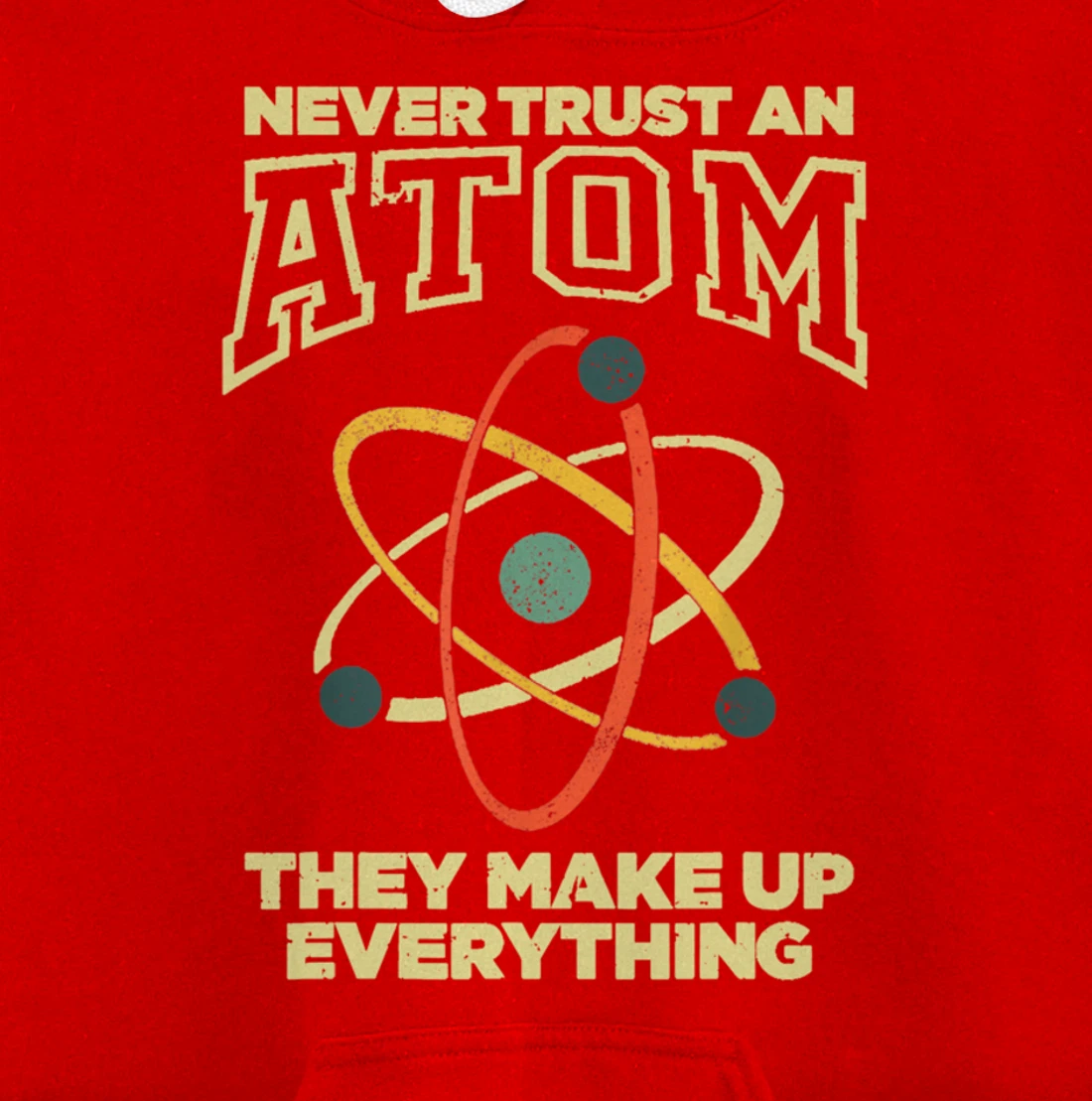 Funny Atom Art Men Women Stem Molecule Chemistry Pullover Hoodie