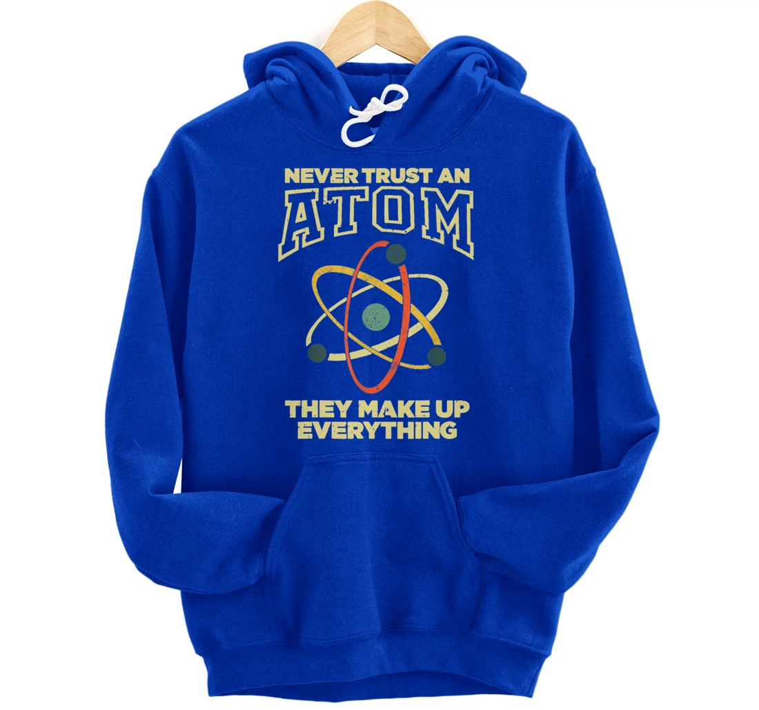 Funny Atom Art Men Women Stem Molecule Chemistry Pullover Hoodie